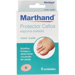 Marthand Protector Callos  Espuma Ovalado 9 U