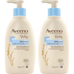 Aveeno Pack Baby Gel de Banho e Champô 2x300ml