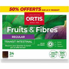 Ortis Fruit & Fibres Regular 2 X 24 Cubes À Mâcher