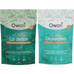 Owari Pack Duo Emagrecimento Slimtea + Diuretea 2x50 g