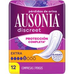 Ausonia Discreet Extra Absorv Incontinênci Muit Lev 12 Unidades