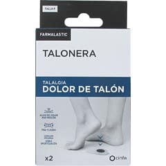 Farmalastic Almofada de Calcanhar Tamanho Pequeno 2 Unidades