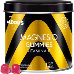 Aldous Bio Citrato Magnés Gummie 1340mg + Vit C 120 Unidades
