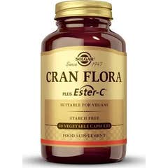 Solgar Cran Cranberry Red Flora com probióticos e éster-c