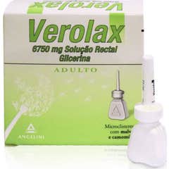 Verolax Glicerol 6750mg Solução Retal 6 Unidades