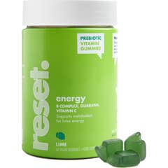 Reset Energy Lime Gummies 60 Unidades