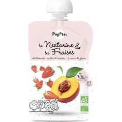 Popote Quetschie Morango Nectarina 120 g