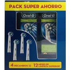Oral-B Pack Recambios Crossaction 4uds