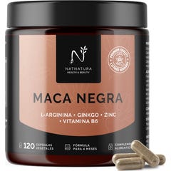 Natnatura Maca Negra Pura 120 cápsulas