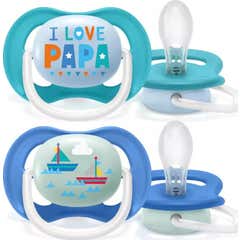 Kit de chupeta Philips Avent Ultra Air 18m Neutral 2 peças