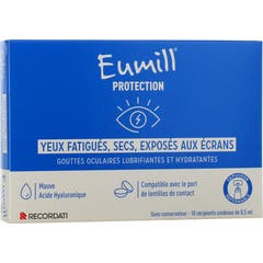 Eumill Protection Olhos Cansados Secos Expostos a Ecrãs 10x0.5 ml