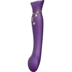 Zolo Queen G-Spot Pulse Wave Vibe Roxo 1 Unidade