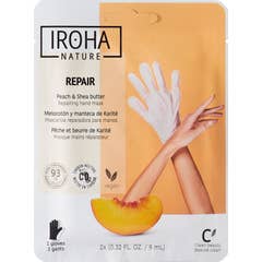 Iroha Mascarilla Manos y Uñas Reparadora Durazno 1ud