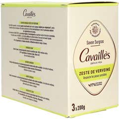 Cavaillès Sabonete Surgras Zeste de Verbena 3x200 g