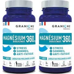 Granions Pack Bisglicinato de Magnésio 360mg 2x60comp