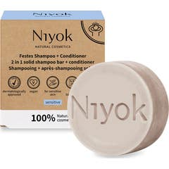 Niyok Champô + Condicionador Sólido Sensível 80 g