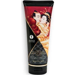 Shunga Creme De Massage 200ml Fraise/vi Shunga,