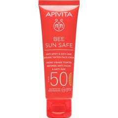 Apivita Bee Sun Safe Anti-rugas com cor 50fps 50ml