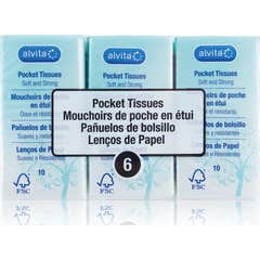 Tecido de papel Alvita 6uds