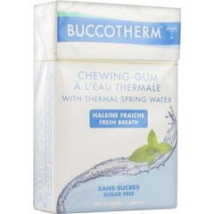 Buccotherm Pastilha elástica Thermal Water Chewing Gum 20unts