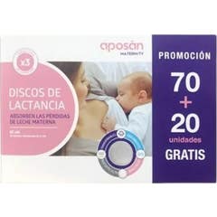 Aposan Maternity Discos Amamentação 90 Unidades