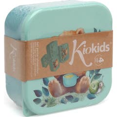 Kiokids Set Lancheiras Urso Verde Salva 4 Unidades