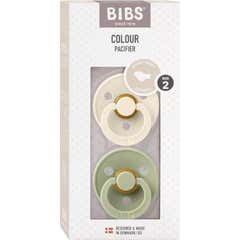 Bibs Anatommic Ivory-Sage Talla 2 2uds