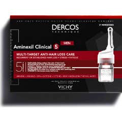 Vichy Dercos Aminexil Clinical 5 Man 21amp