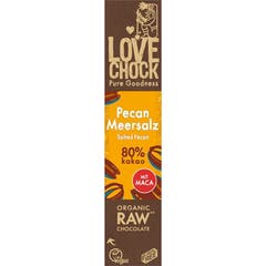 Lovechock Chocolate Preto Eco 80% Nozes Pecã Sal Marinho 40g