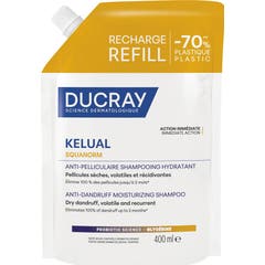 Ducray Kelual Squanorm Champú Hidratante Anticaspa Recarga 400 ml