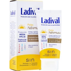 Ladival ™ pele mediterrânea SPF20 + emulsão facial 50ml