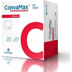 Convamax Superabsorber Adhesive ApÃ³sito 7,5x7,5cm 10uds