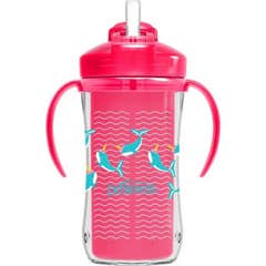 Dr. Brown'S Copo Térmico com Canudo Rosa 300 ml 1 Unidade