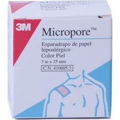 Esparadrapo Micropore Piel 5x2,5 Micropore, 1ud.