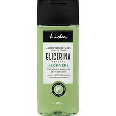 Lida Jabón 100% Natural Glicerina y Aloe Vera 600ml
