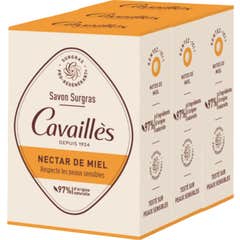 Cavailles Sabonete Surgras Nectar de Miel 3x200g Cavailles Sabonete Surgras Nectar de Miel 3x200g