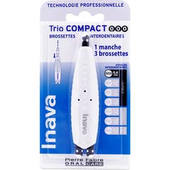 Inava Trio Compact Escovilhões Interdentais ISO 0 1 unid + 3 unid