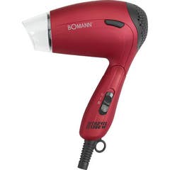 Bomann Htd 8005 Travel Hair Dryer Foldable Handle Red 1pc