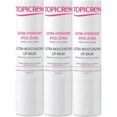 Topicrem Kit Ultrahidratante Stick Labial 3x4g