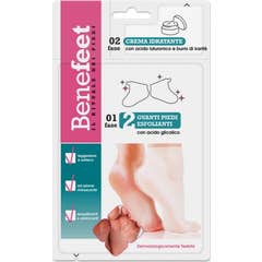 Benefeet Pack Foot Gloves + Moisturizing Cream