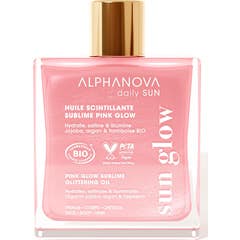 Alphanova Óleo Brilhante Diário do Sol Pink Glow 50 ml