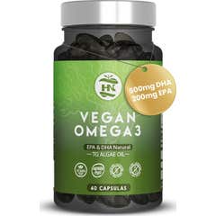 HN Vegan Omega 3 EPA & DHA Natural Óleo de Algas 40 caps