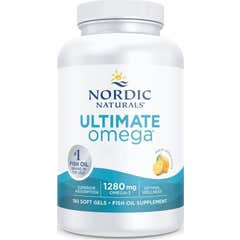 Nordic Naturals Ultimate Omega Limão 1280mg 180 cápsulas