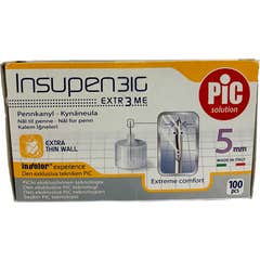 Pic Solution Insupen 31Gx5mm Agulha 100 Unidades