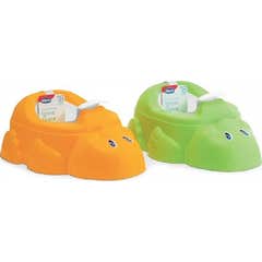 Chicco Potty Paperotto Green or Orange with Garnish 1ud
