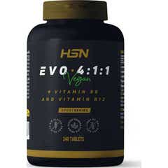 HSN Evo 4:1:1 BCAA's 4:1:1 + Vitaminas B6 & B12 240 Pastilhas