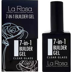 La Rosa Gel para Unhas 7 em 1 Base de Construção Clear Glass 15 ml