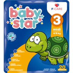 Farvima Babystar Pañales 3 4-9kg 20uds