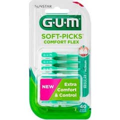 Gum Soft Picks Conforto Flex Flex Sticks Caixa de 40