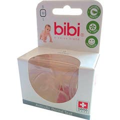 Tetina média de silicone Bibi 2uds